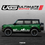 Ford Bronco Mountain Side Graphics