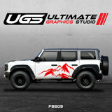 Ford Bronco Large Mountain Side Graphics