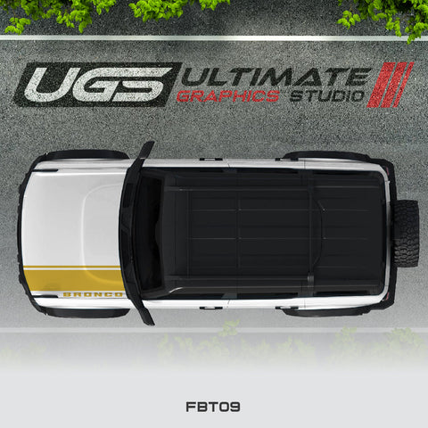 Ford Bronco Hood Stripe 1 Color