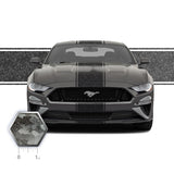 20" Racing Stripe GT 5.0 w/pins Self Healing Vinyl fits Ford Mustang 2015 to 2023