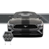 20" Racing Stripe GT 5.0 w/pins Self Healing Vinyl fits Ford Mustang 2015 to 2023