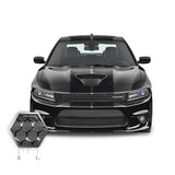 Dual 12" Racing Stripes Self Healing Vinyl fits Dodge Charger SRT 2012 to 2023