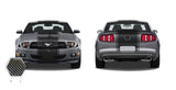24" Racing Stripes w/pins Self Healing Vinyl fits Ford Mustang 2010-2014