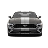 Dual 11" Racing Stripes Self Healing Vinyl fits Ford Mustang 2015 to 2023