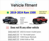 RAM Grille Emblem Overlay Decal   - 2019-2024 Ram 1500