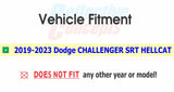 Hellcat Emblem Overlay Decals (pair) - 19-23 Challenger SRT Hellcat