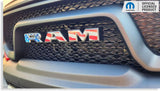 RAM Grille Emblem Overlay Decal   - 2019-2024 Ram 1500 Rebel