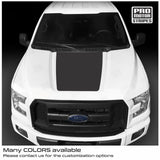 Ford F150 2015-2020 Hood Accent Blackout Decal Stripe