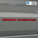 GRAND CHEROKEE Door Emblem Overlay Decal Set | Fits 2017–2022 WK2