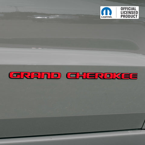 GRAND CHEROKEE Door Emblem Overlay Decal Set | Fits 2017–2022 WK2