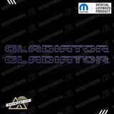 GLADIATOR Hood Lettering | Set of 2