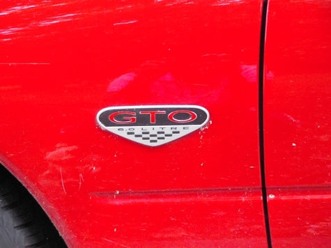 Fender Badge Lettering Overlay Decal - 04-06 GTO – Acerbographix