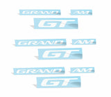 Badge Overlay Decals Door and Trunk - 96-05 Pontiac Grand Am GT
