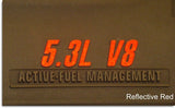 Engine Cover Overlay Decals - 06-07 Monte Carlo SS
