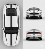 4" Racing Stripes w/pins Self Healing Vinyl fits Ford Mustang 2015 2023