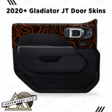 2020+ Gladiator JT Door Skins | Topographic