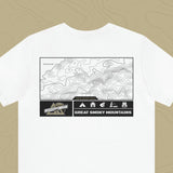 Great Smoky Mountains National Park - Adventure Life Trail Topographic Garment Dyed Tee