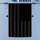Hood Graphic for Wrangler JK | Black Flag