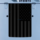 Hood Graphic for Wrangler JK | Black Flag