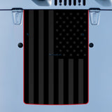 Hood Graphic for Wrangler JK | Black Flag