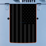 Hood Graphic for Wrangler JK | Black Flag