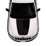 Hood Graphic for Cherokee | Black Flag - fits Jeep Cherokee KL 2014-2021