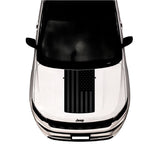 Hood Graphic for Compass | Black Flag - fits Jeep Compass MP 2017-2024