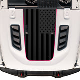 Hood Graphic for RUBICON | Black Flag - fits Wrangler JL & Gladiator JT