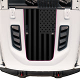 Hood Graphic for RUBICON | Black Flag - fits Wrangler JL & Gladiator JT