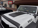 Vented Hood Decal Cover for 2018-2026 Jeep Wrangler