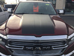 Hood Cover And Spear Decals for 2019-2024 Dodge Ram 1500