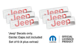 JEEP Center Cap Overlay Decals for Renegade