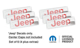 JEEP Center Cap Overlay Decals - 14-17 Patriot