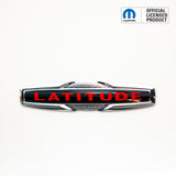 LATITUDE Tailgate Emblem Overlay Decal | Fits 2014–2021 Jeep Cherokee & 2015–2022 Jeep Renegade (Excludes Latitude Plus)