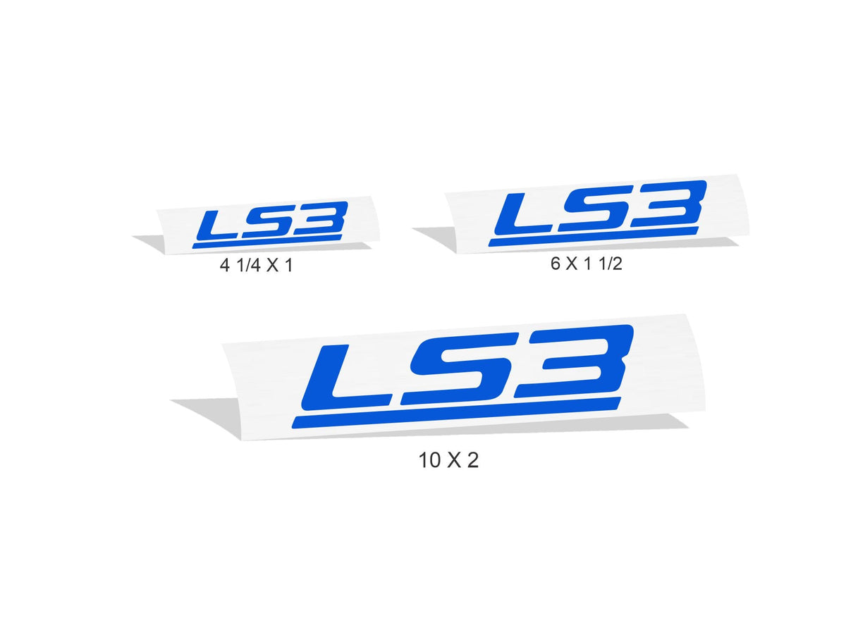 Ls Racing Decal LS3 Decals (pair) C6 Corvette – Acerbographix