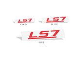 LS7 Decals (pair) C6 Corvette