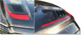 Lower Hood Vent Accent Decal Graphic  - 2019-2024 Ram 1500 Rebel & Sport Hood