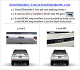Jeep Emblem Overlay Decals   - 2021-2025 Grand Cherokee L