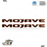 MOJAVE Hood Lettering | Set of 2