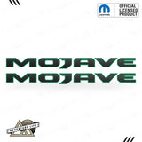 MOJAVE Hood Lettering | Set of 2