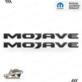 MOJAVE Hood Lettering | Set of 2