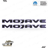 MOJAVE Hood Lettering | Set of 2