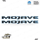 MOJAVE Hood Lettering | Set of 2