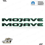 MOJAVE Hood Lettering | Set of 2