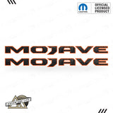 MOJAVE Hood Lettering | Set of 2