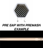 8" Racing Stripe w/pins Self Healing Vinyl fits Honda Civic Si Coupe 2017 - 2019