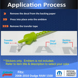 RAM Emblem Overlay Decals   - 2008-2010 Dodge Ram 1500