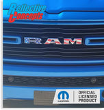 RAM Grille Emblem Overlay Decal   - 2019-2024 Ram 1500
