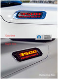 3500 Hood Emblem Number Overlay Decals - 2019-2026 Ram 3500