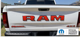 RAM Tailgate Emblem Overlay Decal   - 2015-2018 Ram Rebel